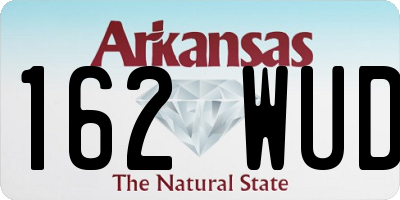 AR license plate 162WUD