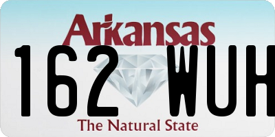 AR license plate 162WUH