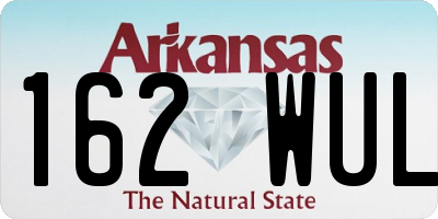 AR license plate 162WUL