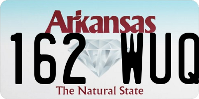 AR license plate 162WUQ