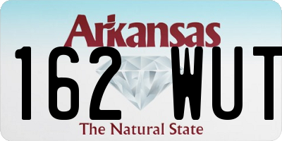 AR license plate 162WUT