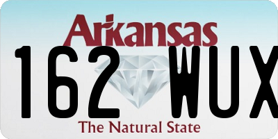 AR license plate 162WUX