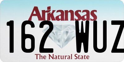 AR license plate 162WUZ