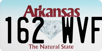 AR license plate 162WVF