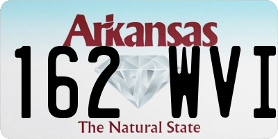 AR license plate 162WVI