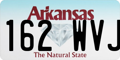 AR license plate 162WVJ