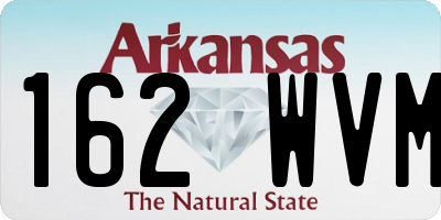 AR license plate 162WVM