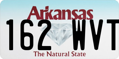 AR license plate 162WVT