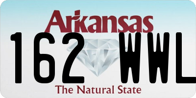 AR license plate 162WWL