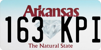 AR license plate 163KPI