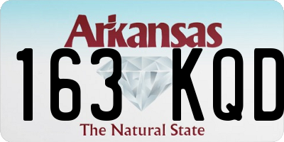AR license plate 163KQD