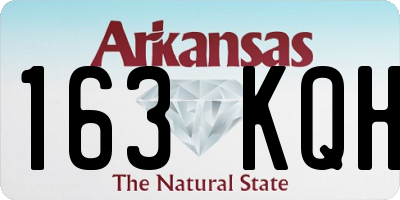 AR license plate 163KQH