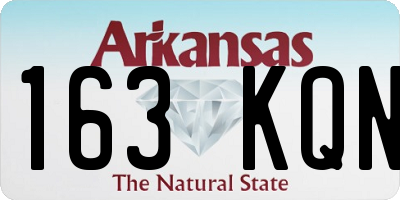 AR license plate 163KQN