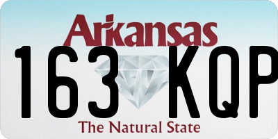 AR license plate 163KQP