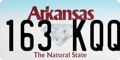 AR license plate 163KQQ