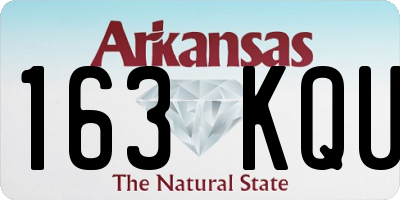 AR license plate 163KQU