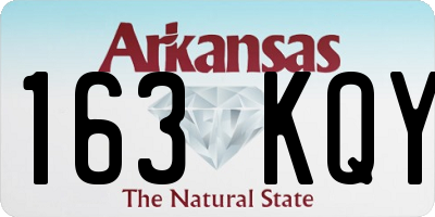 AR license plate 163KQY