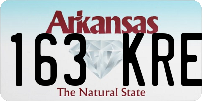 AR license plate 163KRE