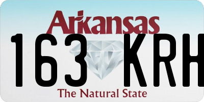 AR license plate 163KRH