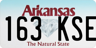 AR license plate 163KSE