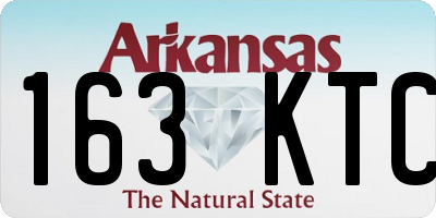 AR license plate 163KTC