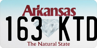 AR license plate 163KTD