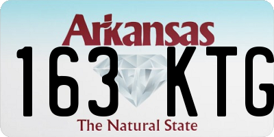 AR license plate 163KTG