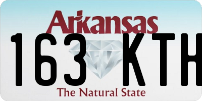 AR license plate 163KTH