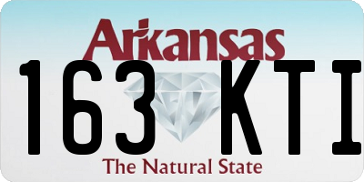 AR license plate 163KTI
