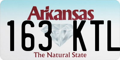 AR license plate 163KTL