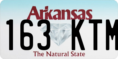 AR license plate 163KTM