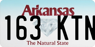 AR license plate 163KTN