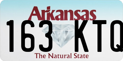 AR license plate 163KTQ