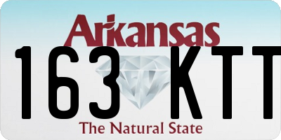 AR license plate 163KTT