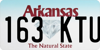AR license plate 163KTU