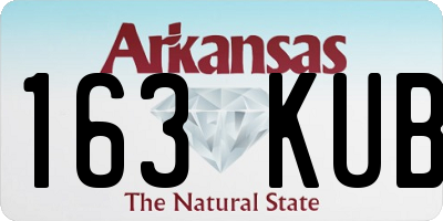 AR license plate 163KUB