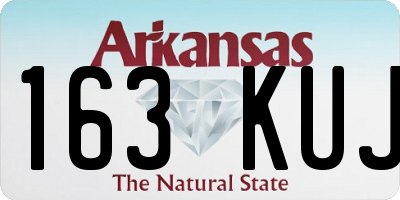 AR license plate 163KUJ