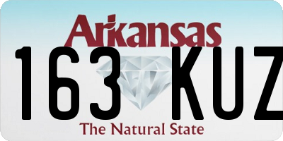 AR license plate 163KUZ