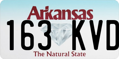 AR license plate 163KVD