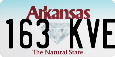 AR license plate 163KVE