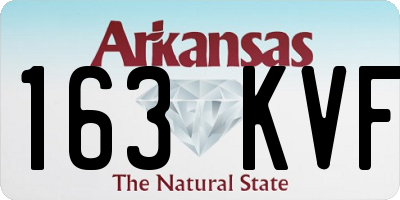 AR license plate 163KVF