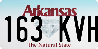 AR license plate 163KVH