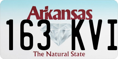 AR license plate 163KVI