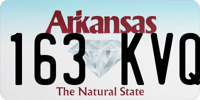 AR license plate 163KVQ