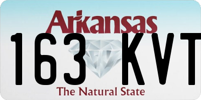 AR license plate 163KVT