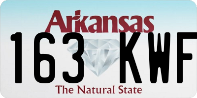 AR license plate 163KWF
