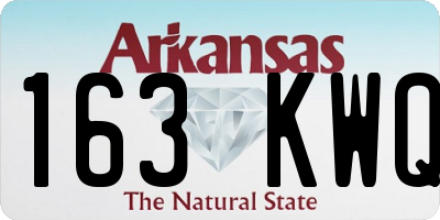 AR license plate 163KWQ