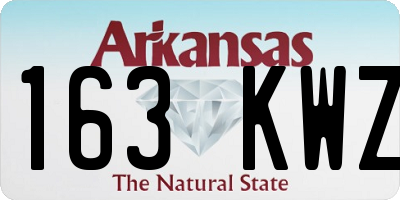AR license plate 163KWZ