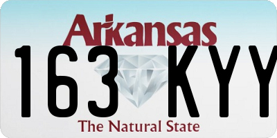 AR license plate 163KYY