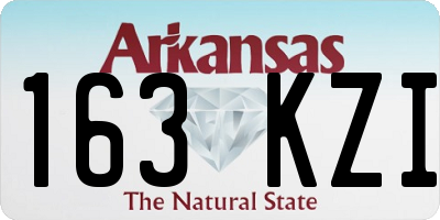 AR license plate 163KZI